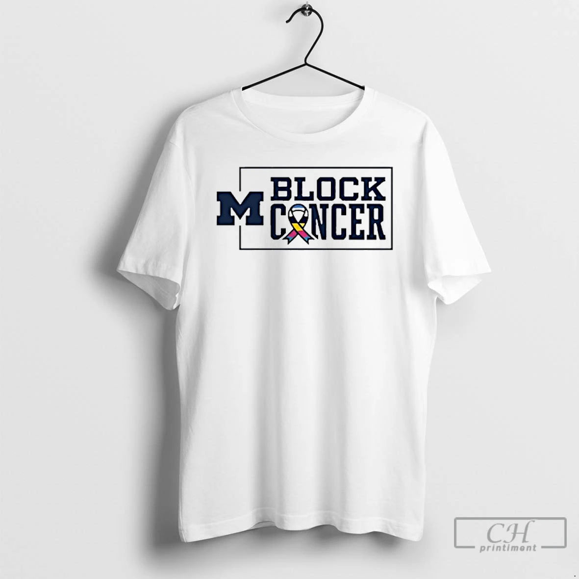 Classic Michigan Football 2025 Block Cancer T Shirts Hoodie, Sweatshirt | InkRitualCo.com