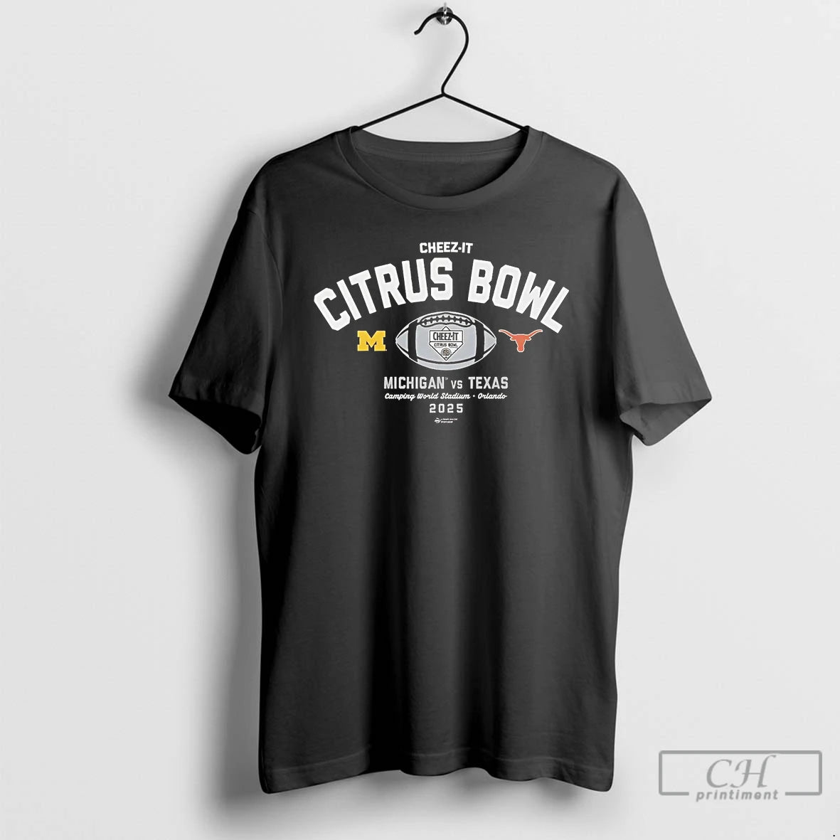 Classic Michigan Wolverines Vs Texas Longhorns 2025 Cheez It Citrus Bowl Stadium T Shirts Sweater Hoodie, Sweatshirt