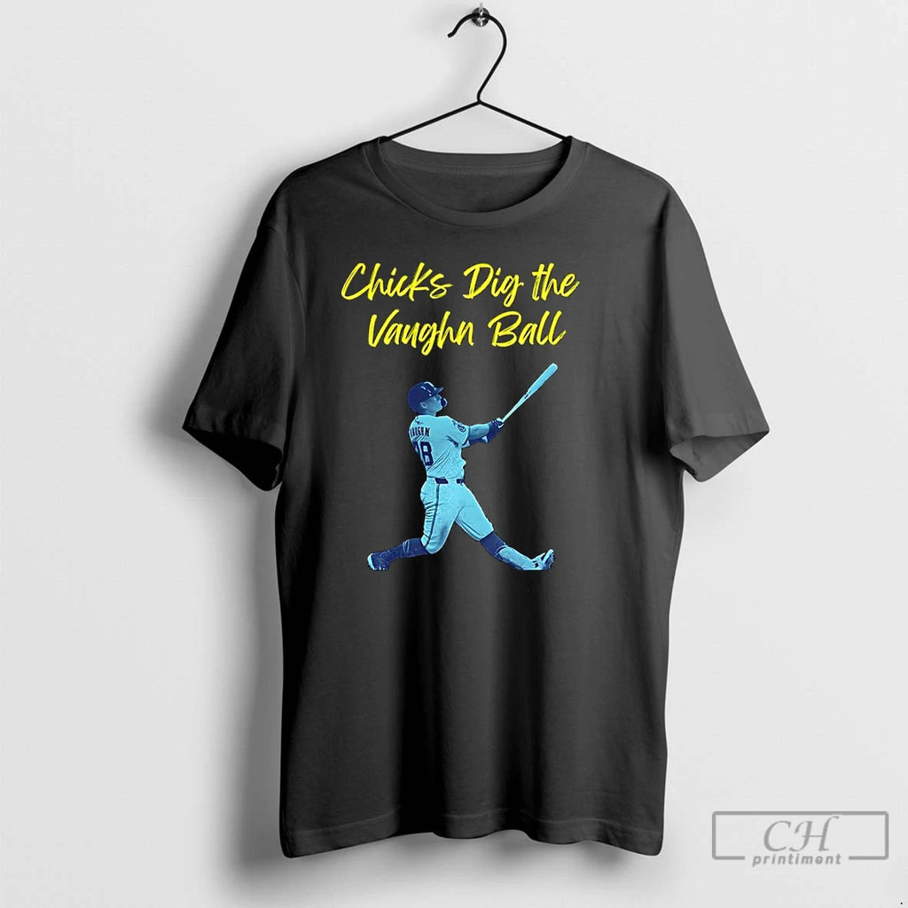 Classic Milwaukee Brewers Chicks Dig The Vaughn Ball T Shirts Hoodie, Sweatshirt | InkRitualCo.com