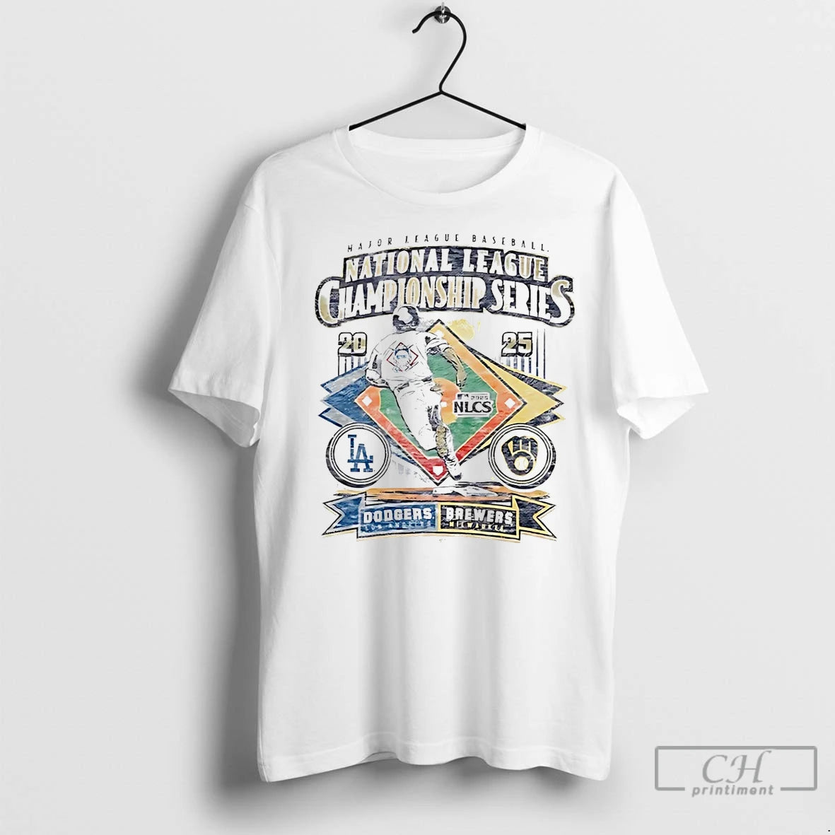 Classic Milwaukee Brewers Vs La Dodgers 2025 Nlcs Match Up Dueling Franklin T-Shirts, Hoodie, Sweatshirt | InkRitualCo.com