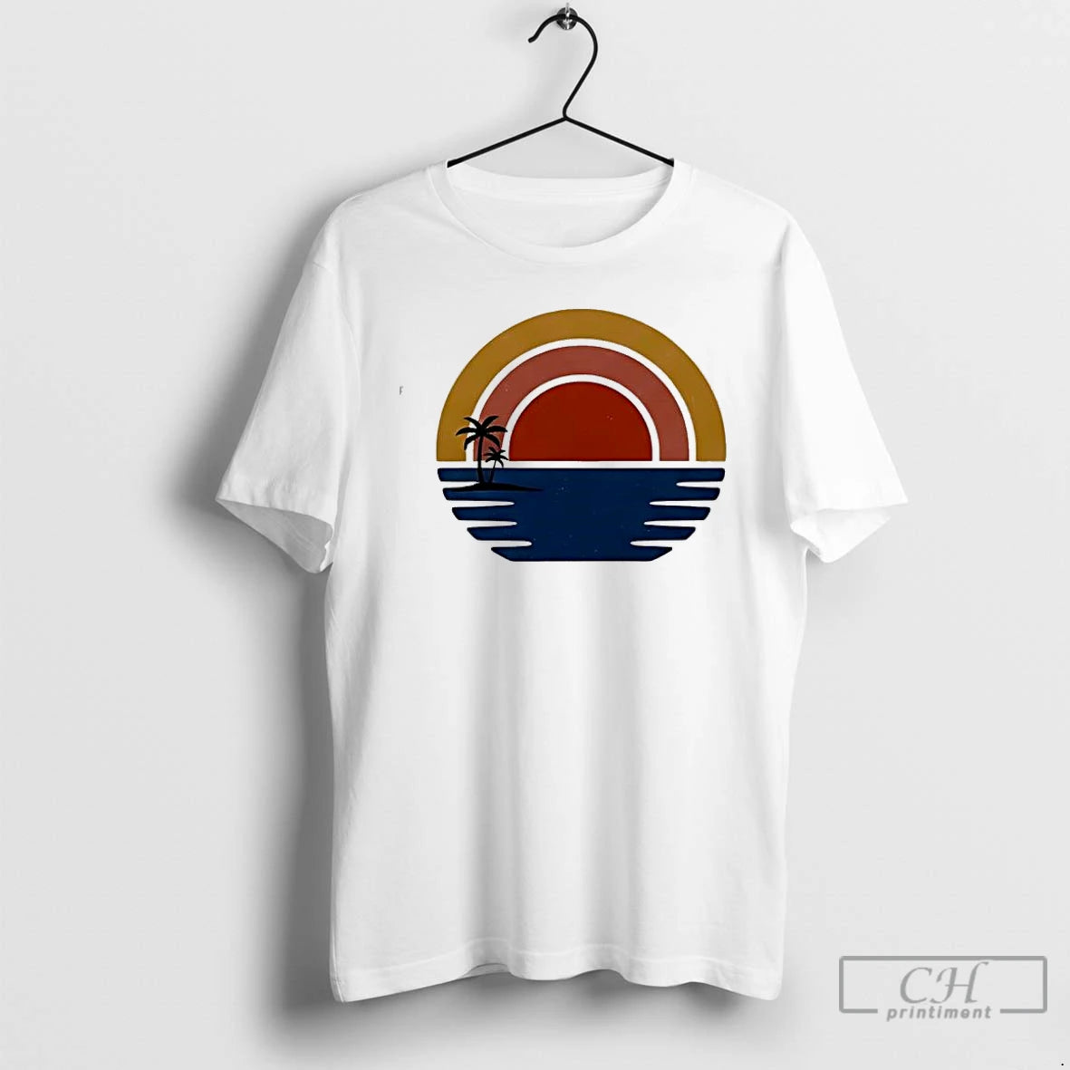 Classic Minimalist Retro Sunset Graphic For Everyday Wear T-Shirts, Hoodie, Sweatshirt | InkRitualCo.com