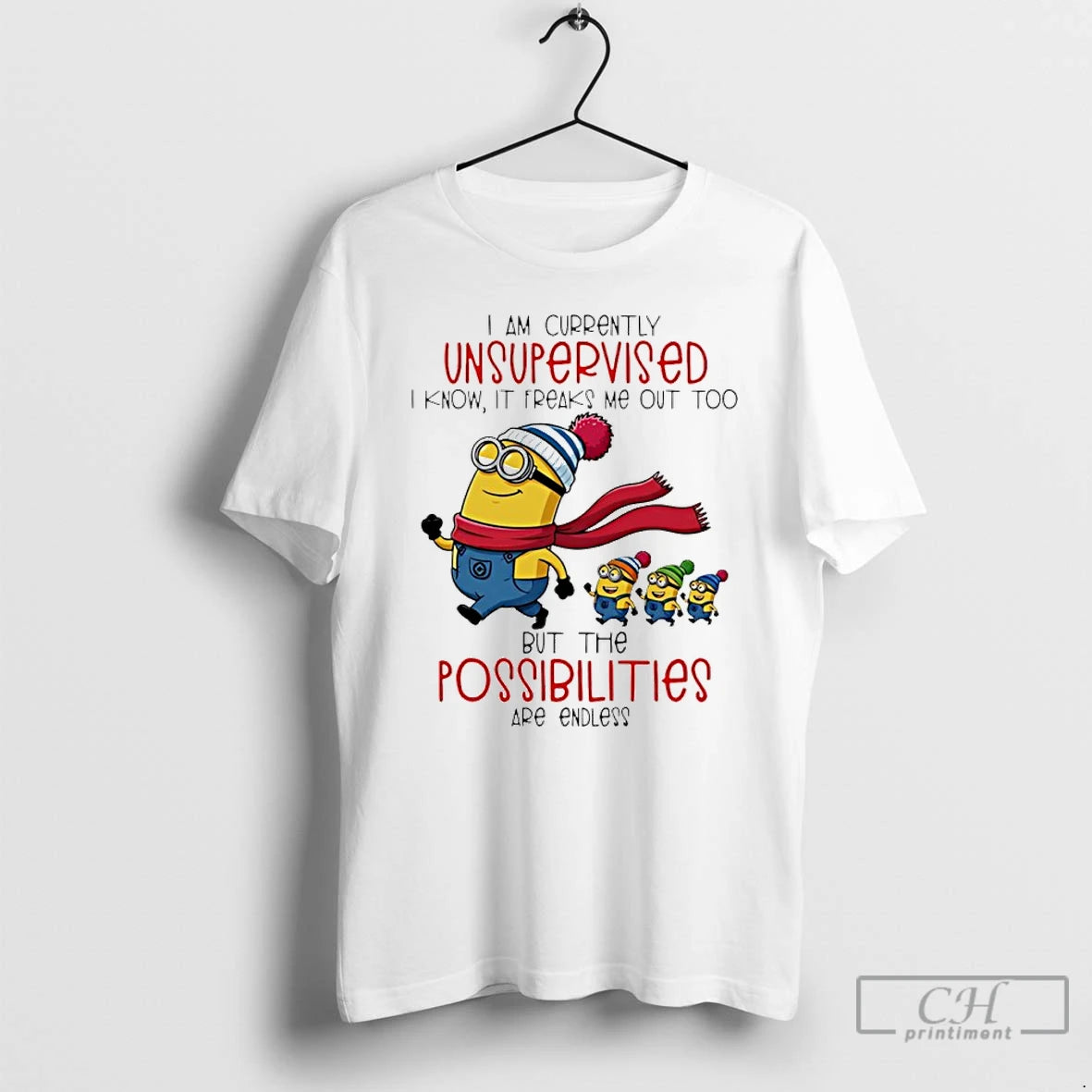 Classic Minion I Am Currently Unsupervised I Know It Freaks Me Out Too But The T-Shirts, Hoodie, Sweatshirt | InkRitualCo.com