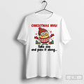 Classic Minion Santa Christmas Hug Take One And Pass It Along Christmas T Shirts Sweater Hoodie, Sweatshirt | InkRitualCo.com