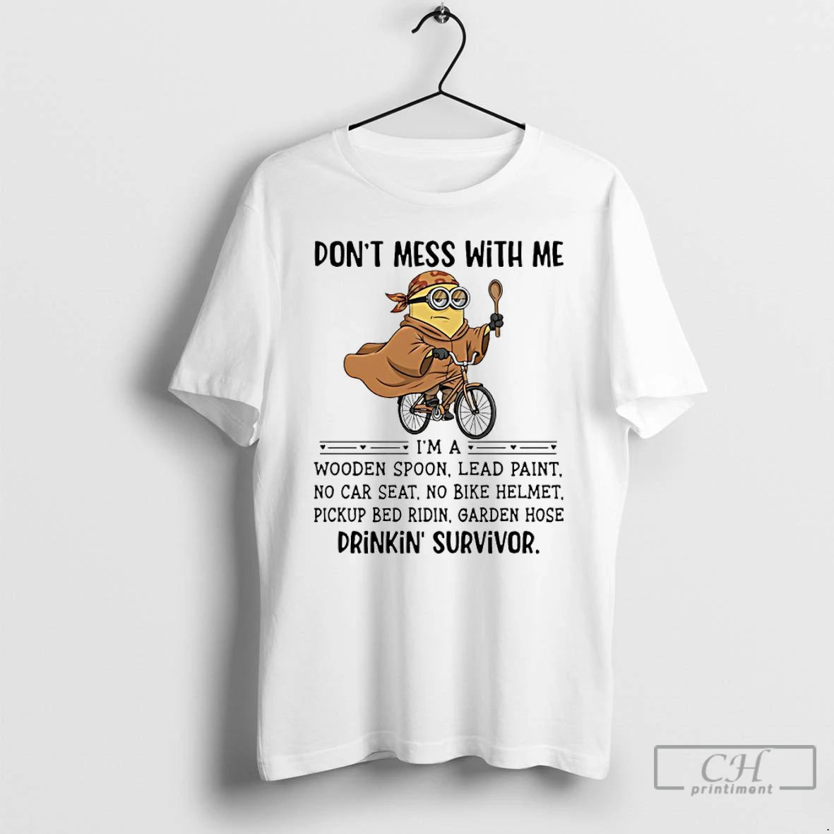 Classic Minion Dont Mess With Me Im A Wooden Spoon Lead Paint No Car Seat T-Shirts, Hoodie, Sweatshirt | InkRitualCo.com