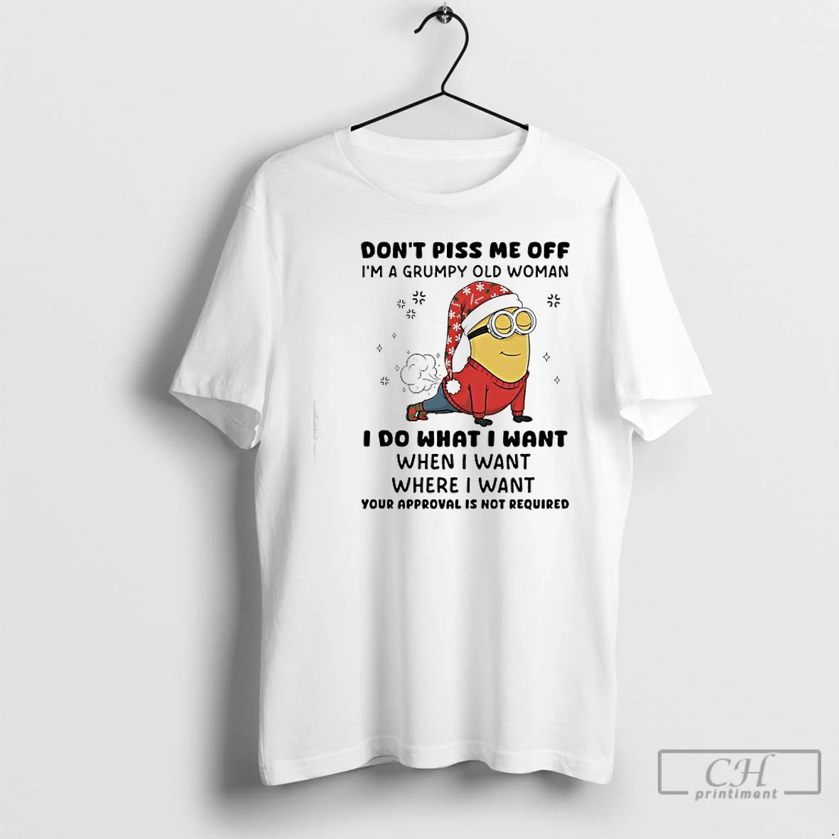 Classic Minion Dont Piss Me Off Im A Grumpy Old Woman I Do What T-Shirts, Hoodie, Sweatshirt | InkRitualCo.com