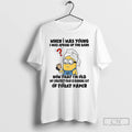 Classic Minion When I Was Young I Was Afraid Of The Dark Now That Im T-Shirts, Hoodie, Sweatshirt | InkRitualCo.com