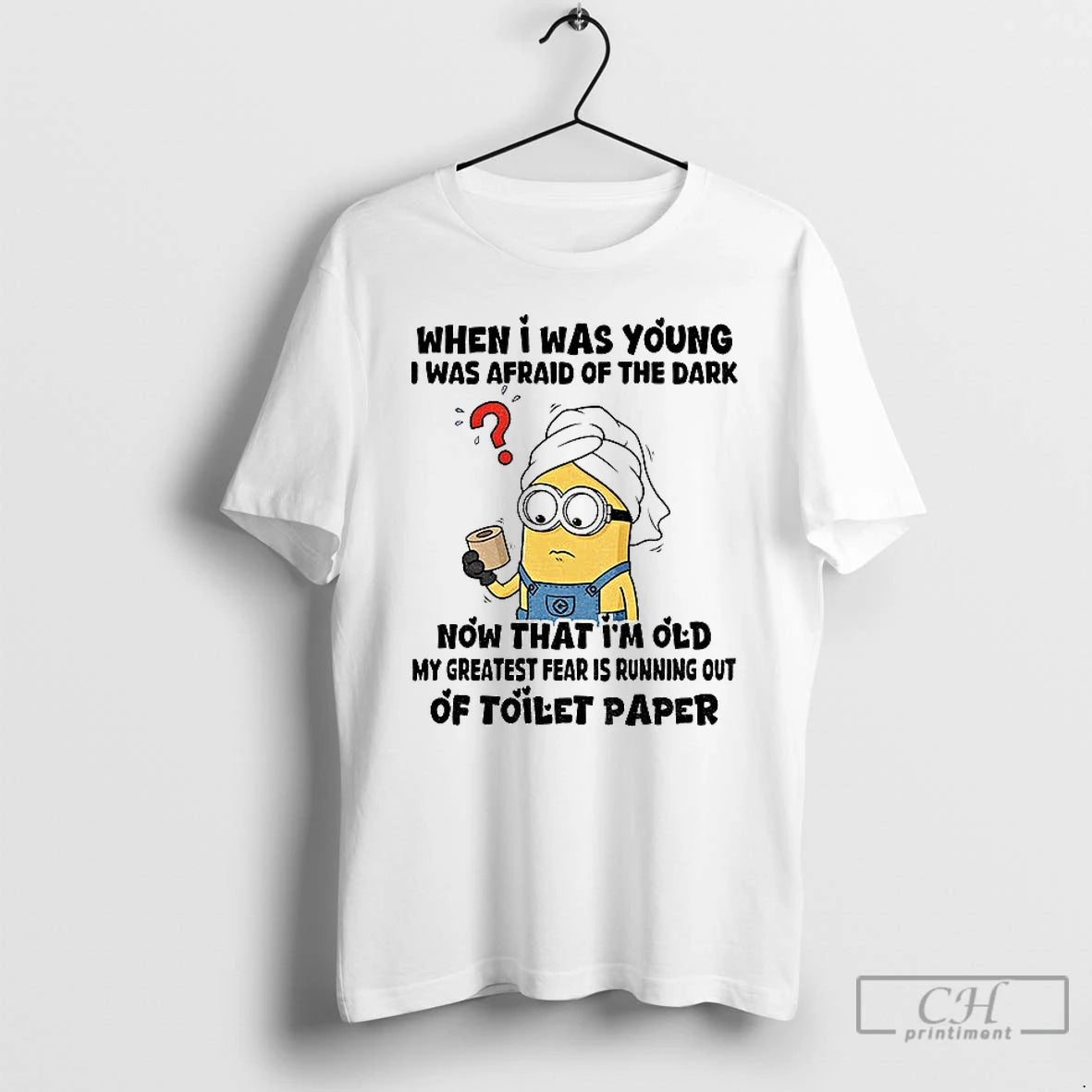 Classic Minion When I Was Young I Was Afraid Of The Dark Now That Im T-Shirts, Hoodie, Sweatshirt | InkRitualCo.com