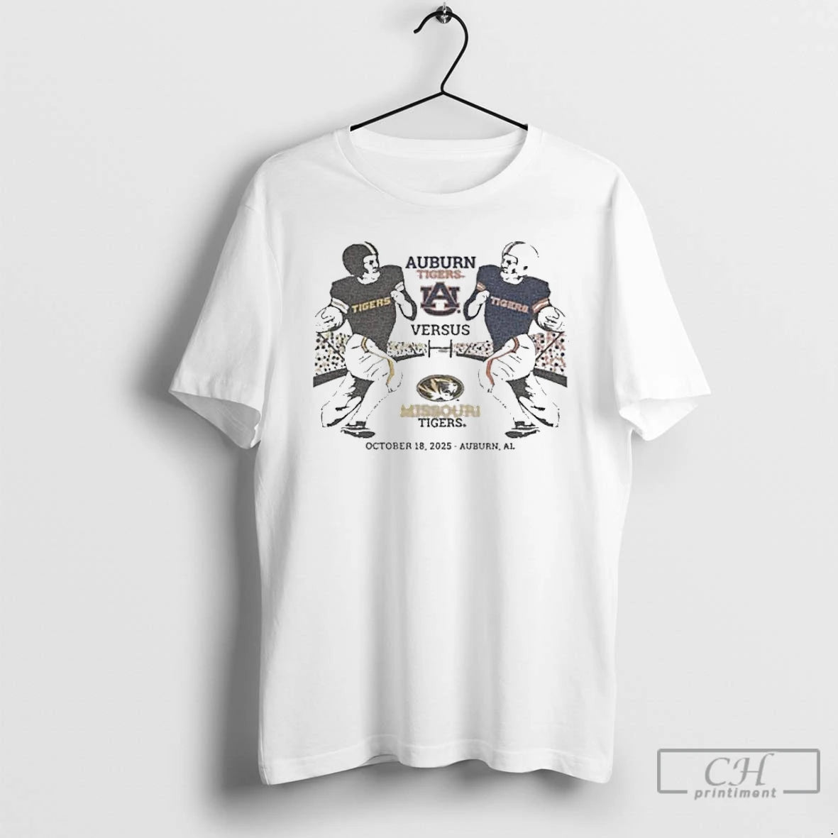 Classic Missouri Vs Auburn 2025 Gameday Matchup Helmet T Shirts Hoodie, Sweatshirt | InkRitualCo.com