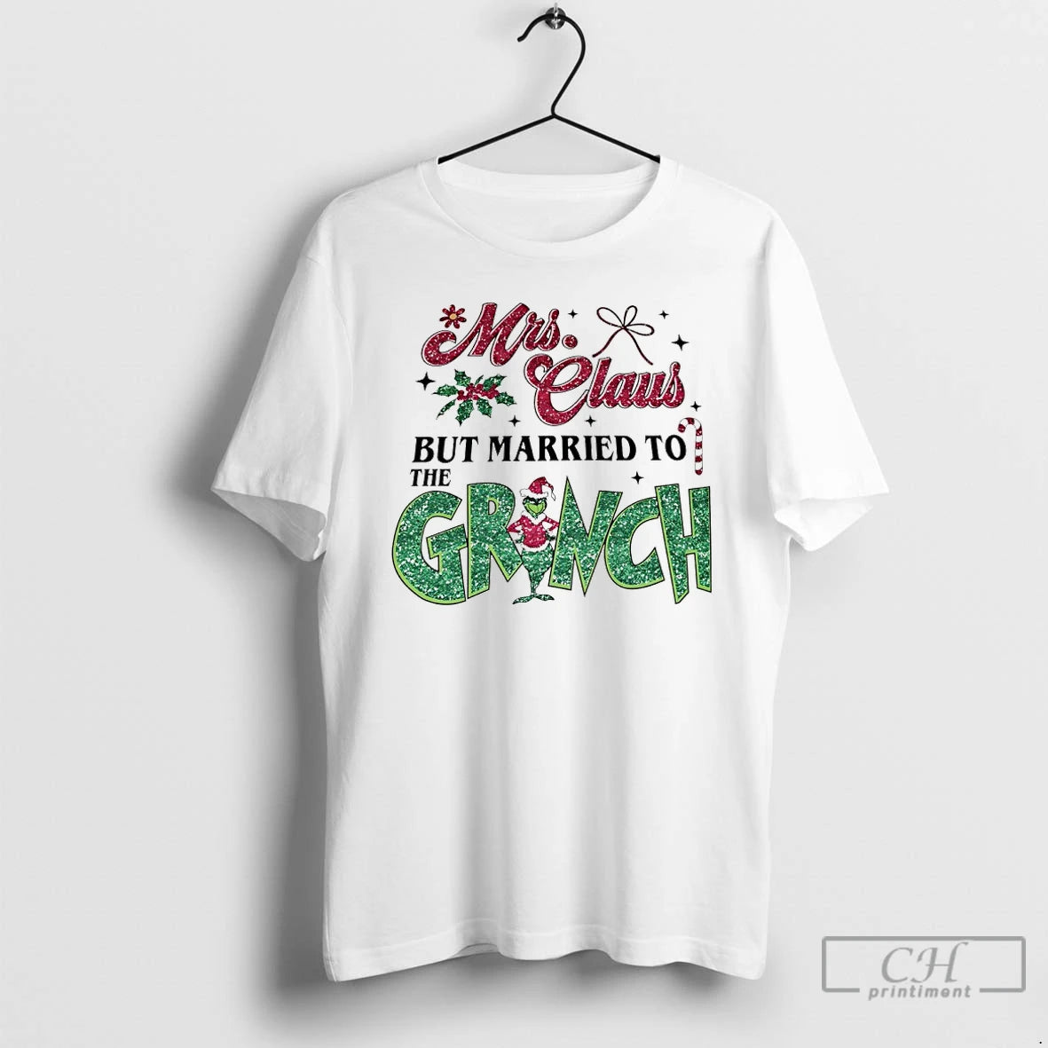 Classic Mrs Claus But Married To The Grinch Christmas 2025 T-Shirts, Hoodie, Sweatshirt | InkRitualCo.com