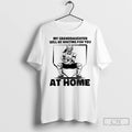 Classic My Granddaughter Will Be Waiting For You At Home Softball T-Shirts, Hoodie, Sweatshirt | InkRitualCo.com