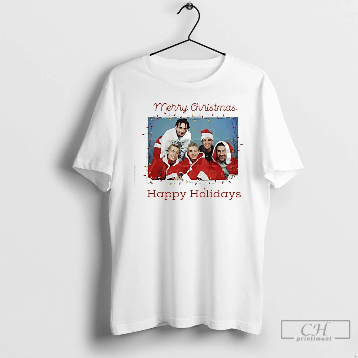 Classic Nsync Merry Christmas Happy Holidays Retro T-Shirts, Hoodie, Sweatshirt | InkRitualCo.com