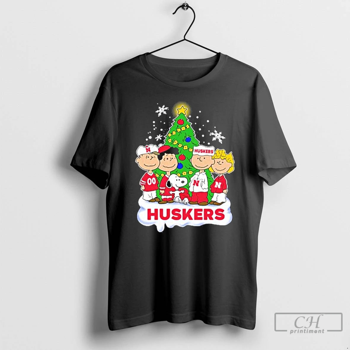 Classic Nebraska Cornhuskers X The Peanuts Merry Christmas T Shirts Hoodie, Sweatshirt | InkRitualCo.com