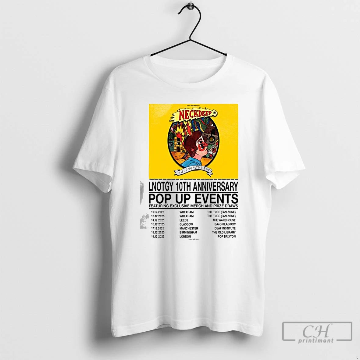 Classic Neck Deep December Tour 2025 T-Shirts, Hoodie, Sweatshirt | InkRitualCo.com