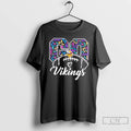 Classic Never Underestimate A Woman Who Listens To Nkotb And Loves The Minnesota Vikings T-Shirts, Hoodie, Sweatshirt