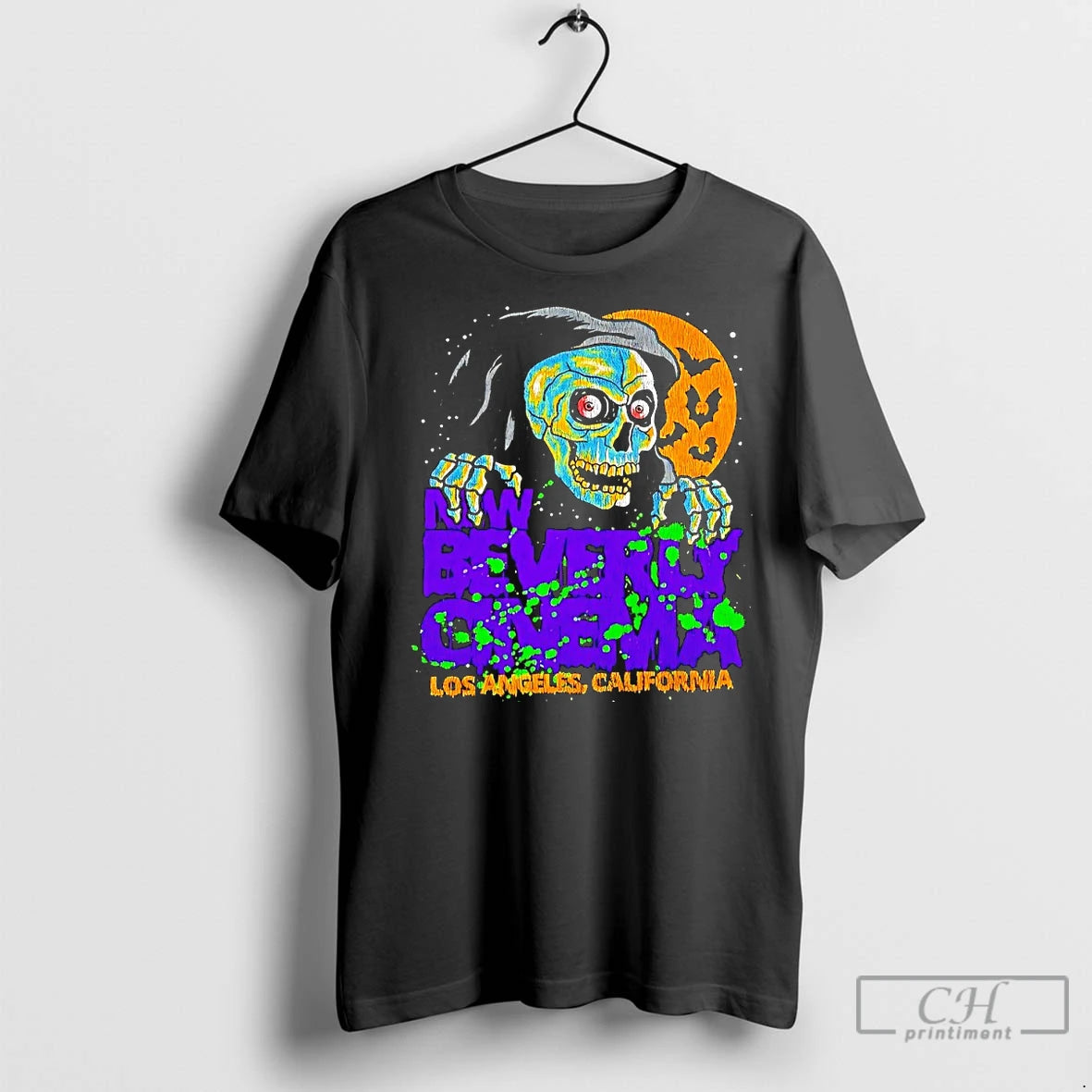 Classic New Beverly Cinema Los Angeles California Skeleton T-Shirts, Hoodie, Sweatshirt | InkRitualCo.com