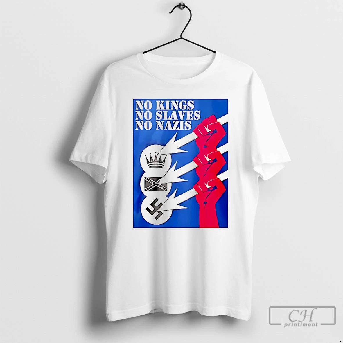 Classic No Kings No Slaves No Nazis T-Shirts, Hoodie, Sweatshirt | InkRitualCo.com