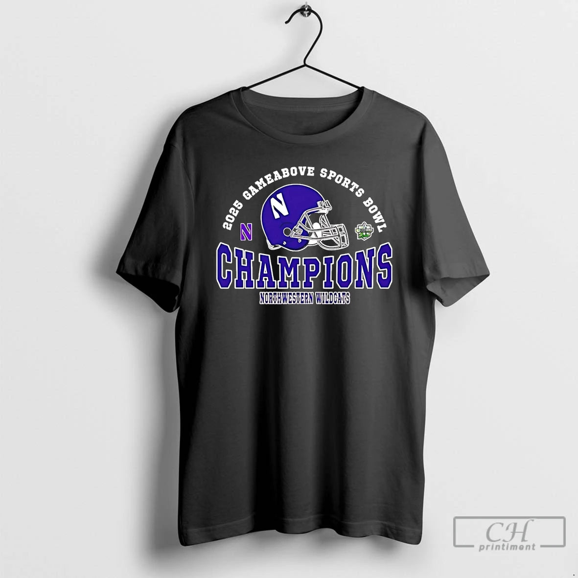 Classic Northwestern Wildcats 2025 Gameabove Sports Bowl Champions Helmet T-Shirts, Hoodie, Sweatshirt | InkRitualCo.com
