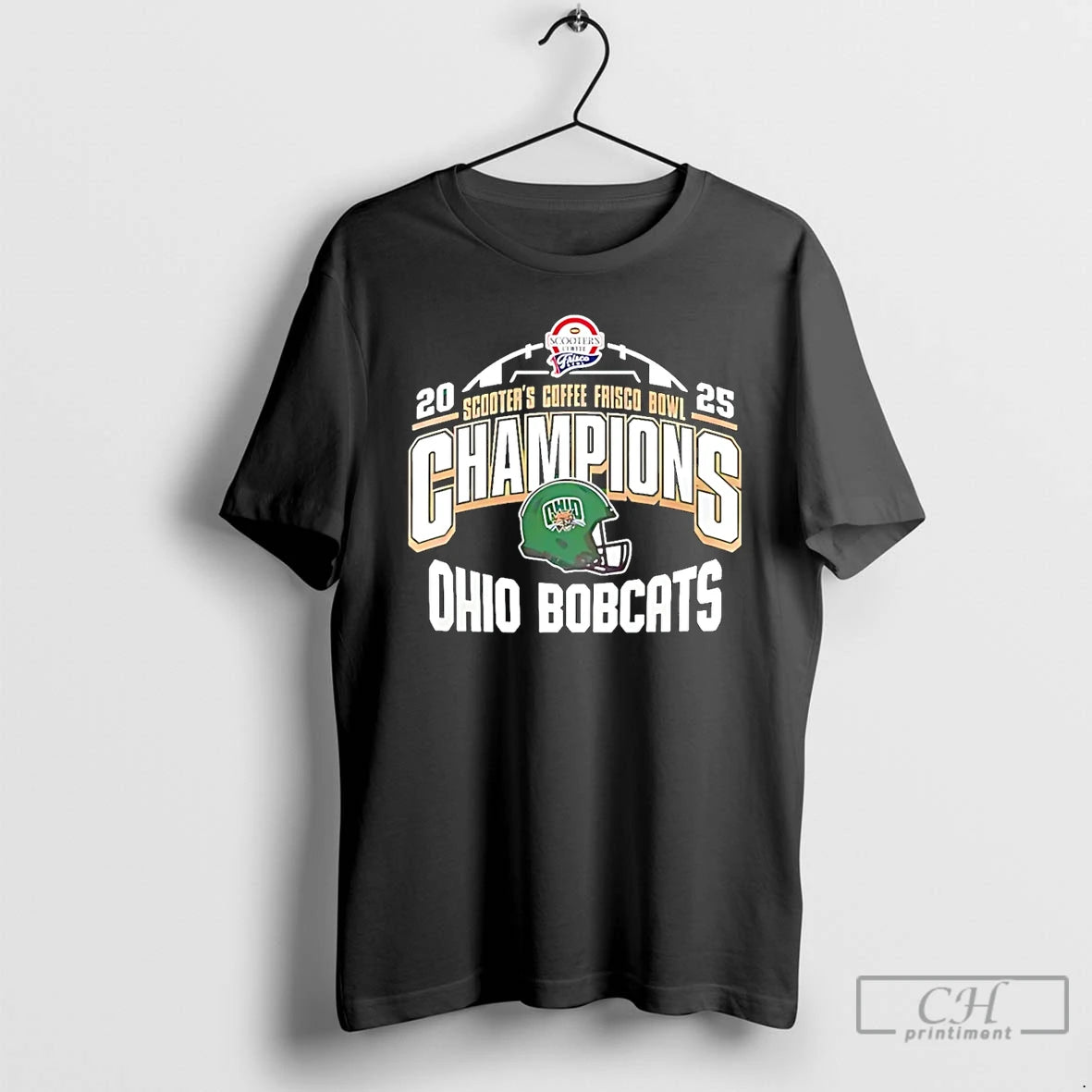 Classic Ohio Bobcats Scooters Coffee Frisco Bowl Champion 2025 Helmet T-Shirts, Hoodie, Sweatshirt | InkRitualCo.com