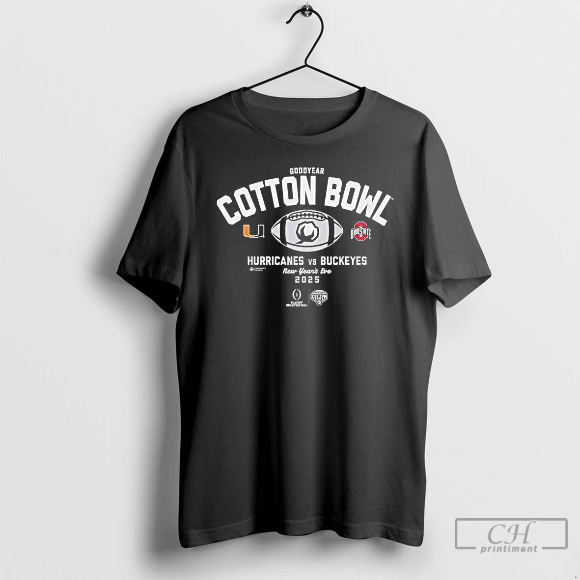 Classic Ohio State Vs Miami 2025 Goodyear Cotton Bowl New Years Eve T Shirts Sweater Hoodie, Sweatshirt | InkRitualCo.com
