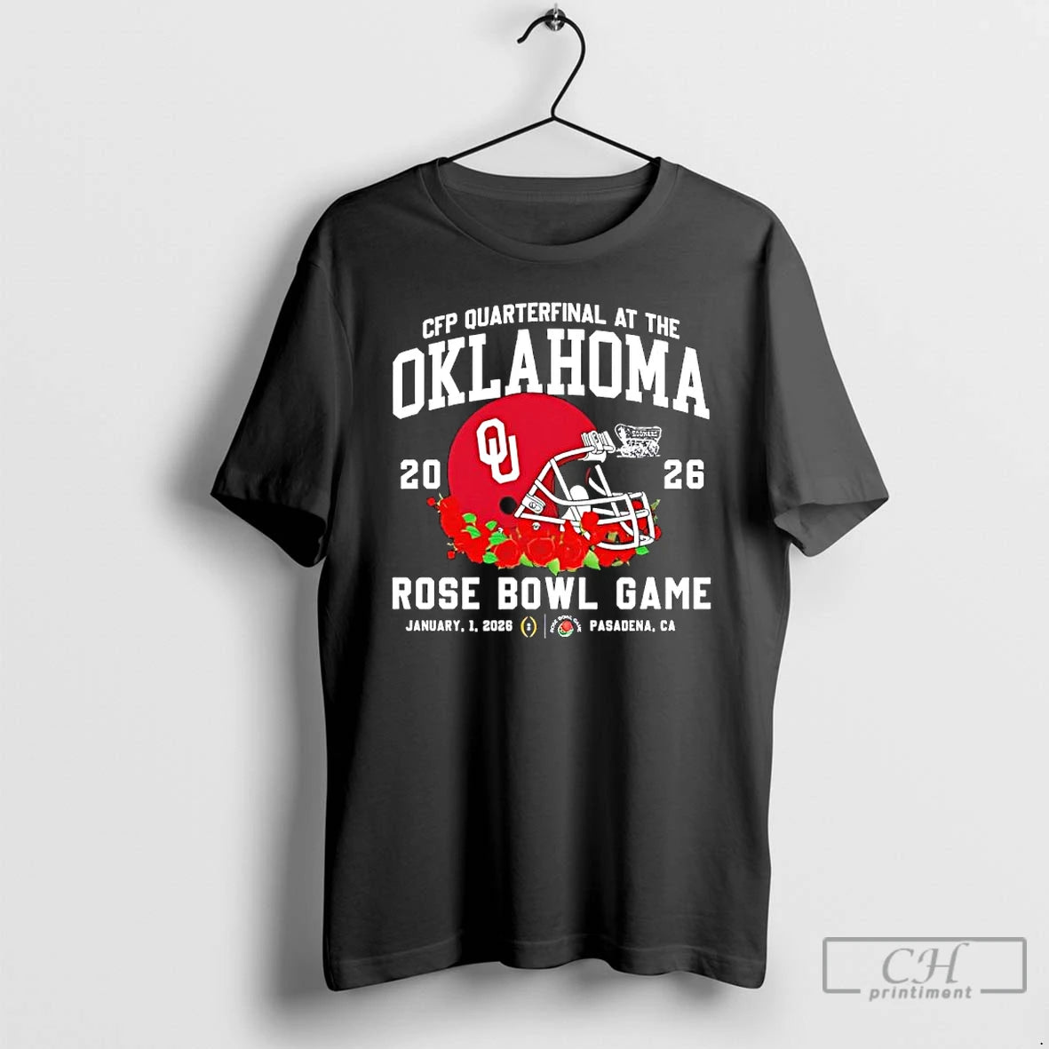 Classic Oklahoma Sooners Cfp Quarterfinal At The 2026 Rose Bowl Game Helmet T Shirts Sweater Hoodie, Sweatshirt