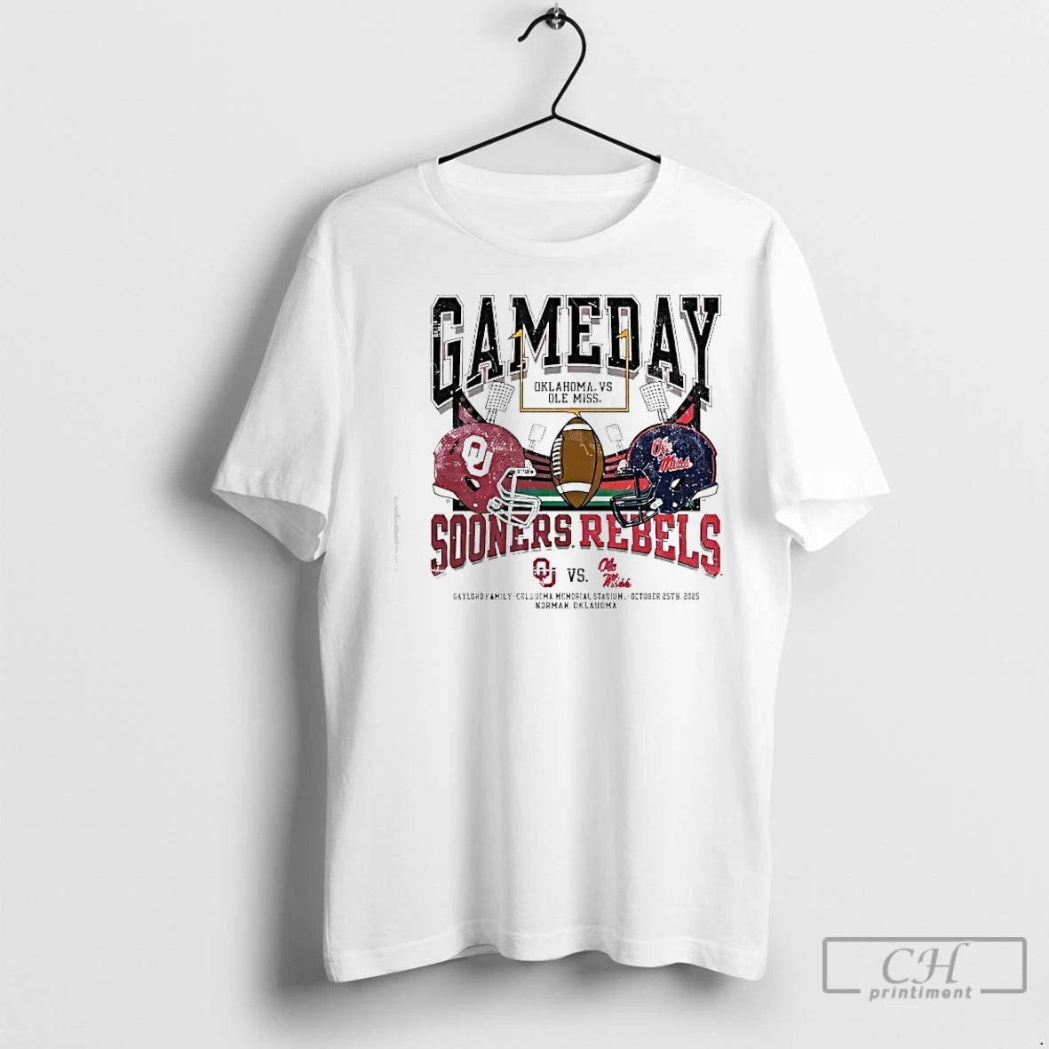 Classic Oklahoma Sooners Vs Ole Miss Rebels Gaylord Family Oklahoma Memorial Stadium T-Shirts, Hoodie, Sweatshirt