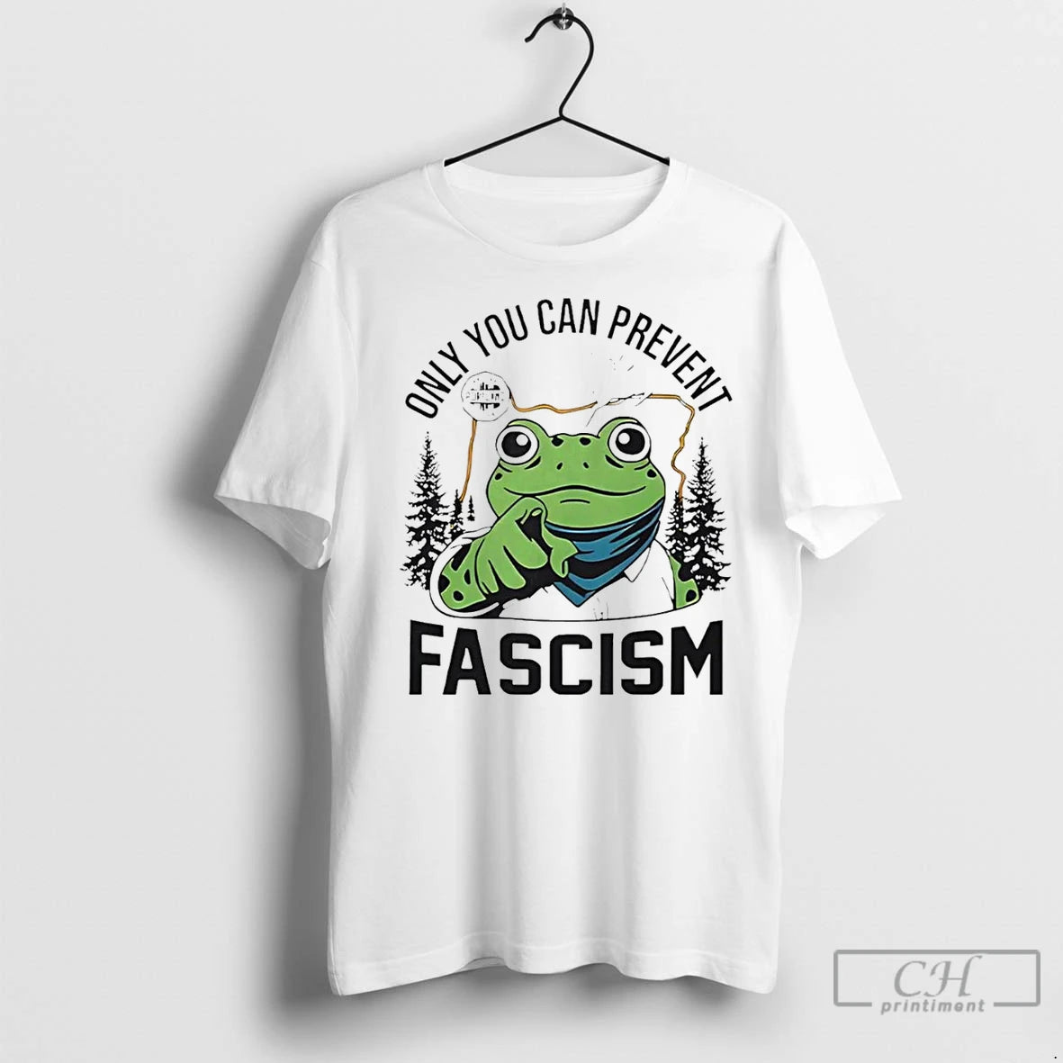 Classic Only You Can Prevent Fascism Portland Frog T-Shirts, Hoodie, Sweatshirt | InkRitualCo.com