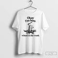 Classic Opossum Riding Crocodile Okay Im Here Where Is The Work T-Shirts, Hoodie, Sweatshirt | InkRitualCo.com