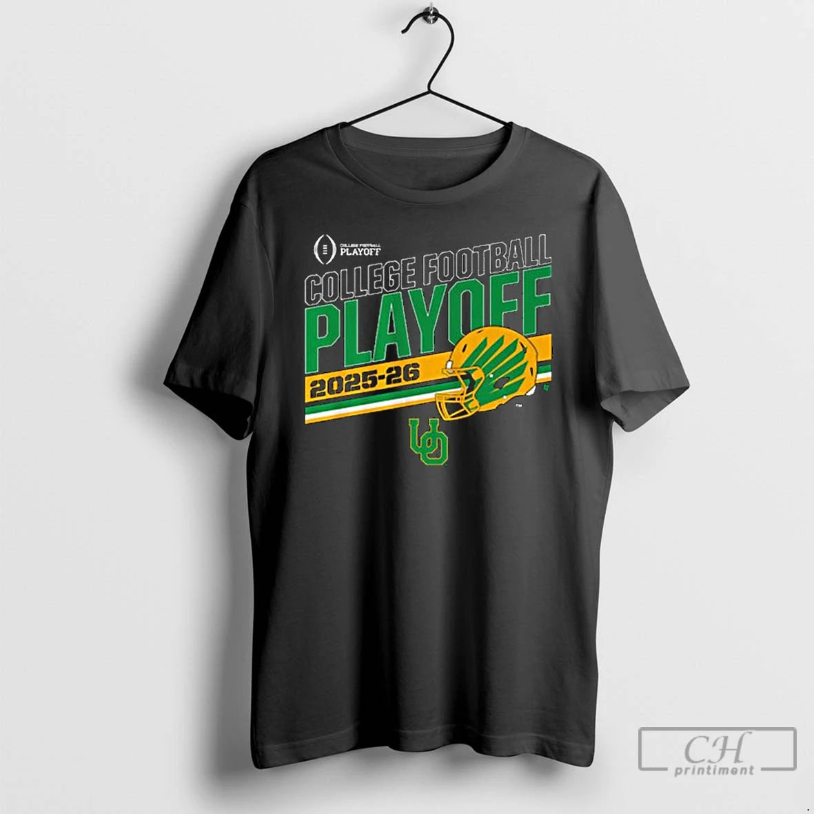 Classic Oregon Football Cfp Stripe 2025 2026 T-Shirts, Hoodie, Sweatshirt | InkRitualCo.com