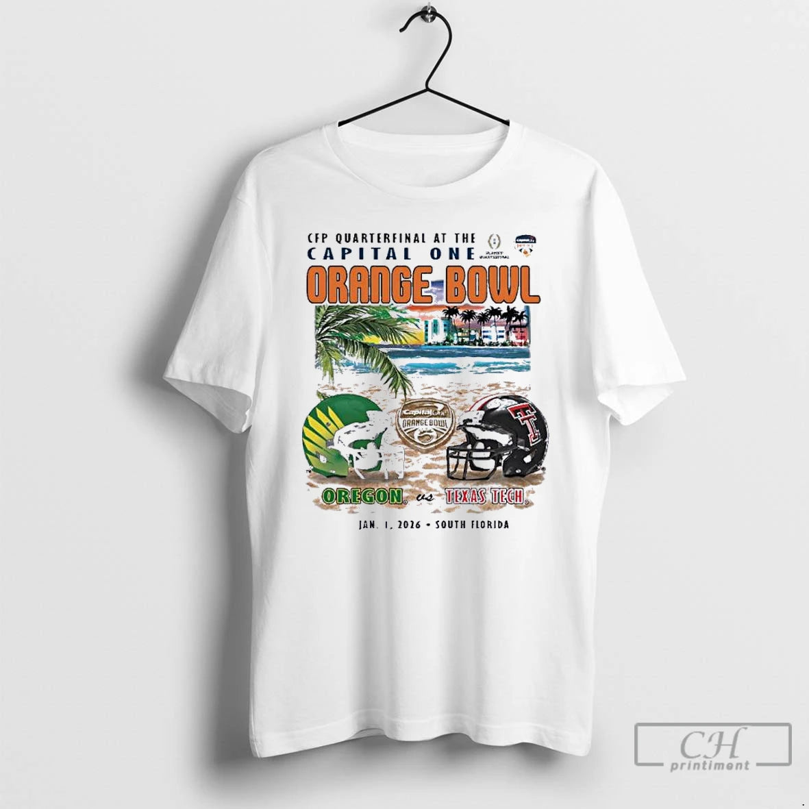 Classic Oregon Vs Texas Tech 2026 Orange Bowl Sobe Showdown Beach T-Shirts, Hoodie, Sweatshirt | InkRitualCo.com