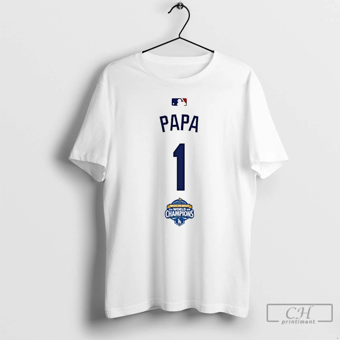 Classic Papa 1 Back To Back Champs World Champions T-Shirts, Hoodie, Sweatshirt | InkRitualCo.com
