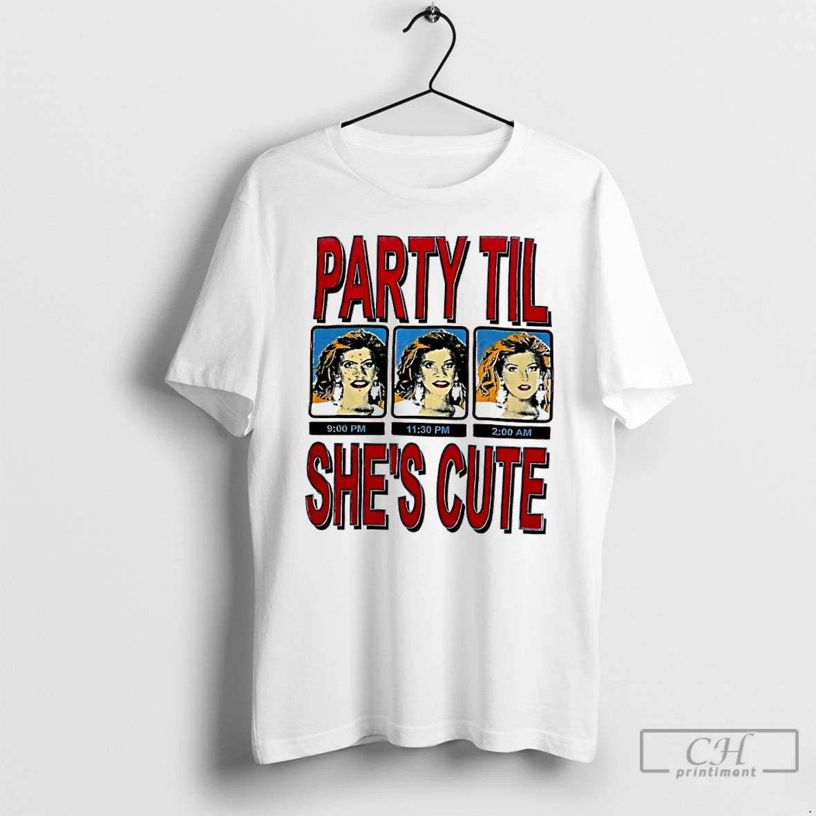 Classic Party Til Shes Cute Vintage T-Shirts, Hoodie, Sweatshirt | InkRitualCo.com