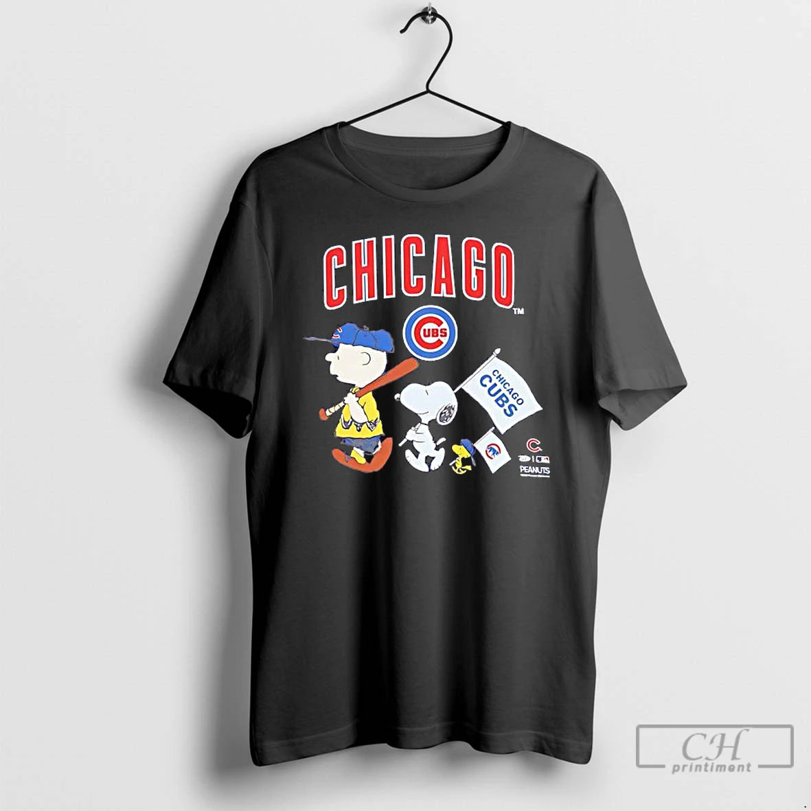 Classic Peanuts Chracters Flag With Chicago Cubs Royal T-Shirts, Hoodie, Sweatshirt | InkRitualCo.com