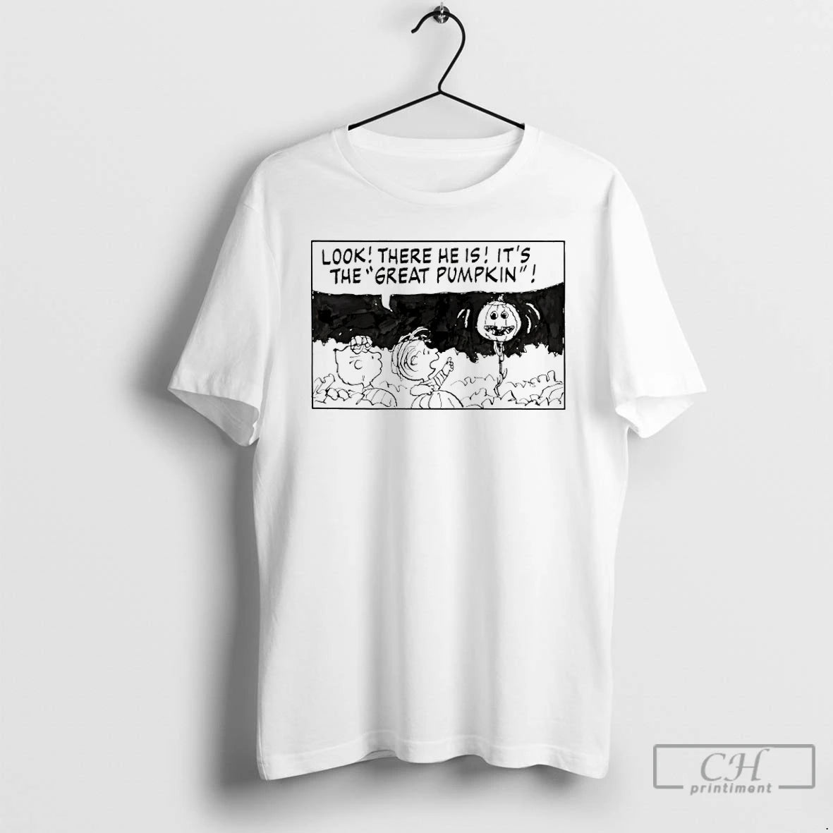 Classic Peanuts Look There He Is Its The Great Pumpkin T Shirts Hoodie, Sweatshirt | InkRitualCo.com