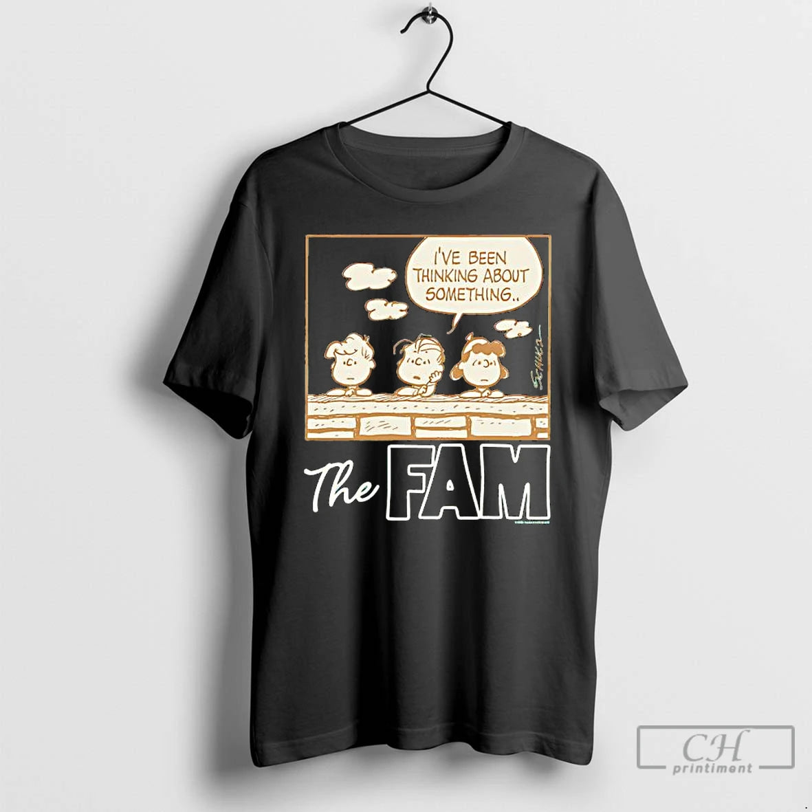 Classic Peanuts The Fam Ive Been Thinking About Something T-Shirts, Hoodie, Sweatshirt | InkRitualCo.com
