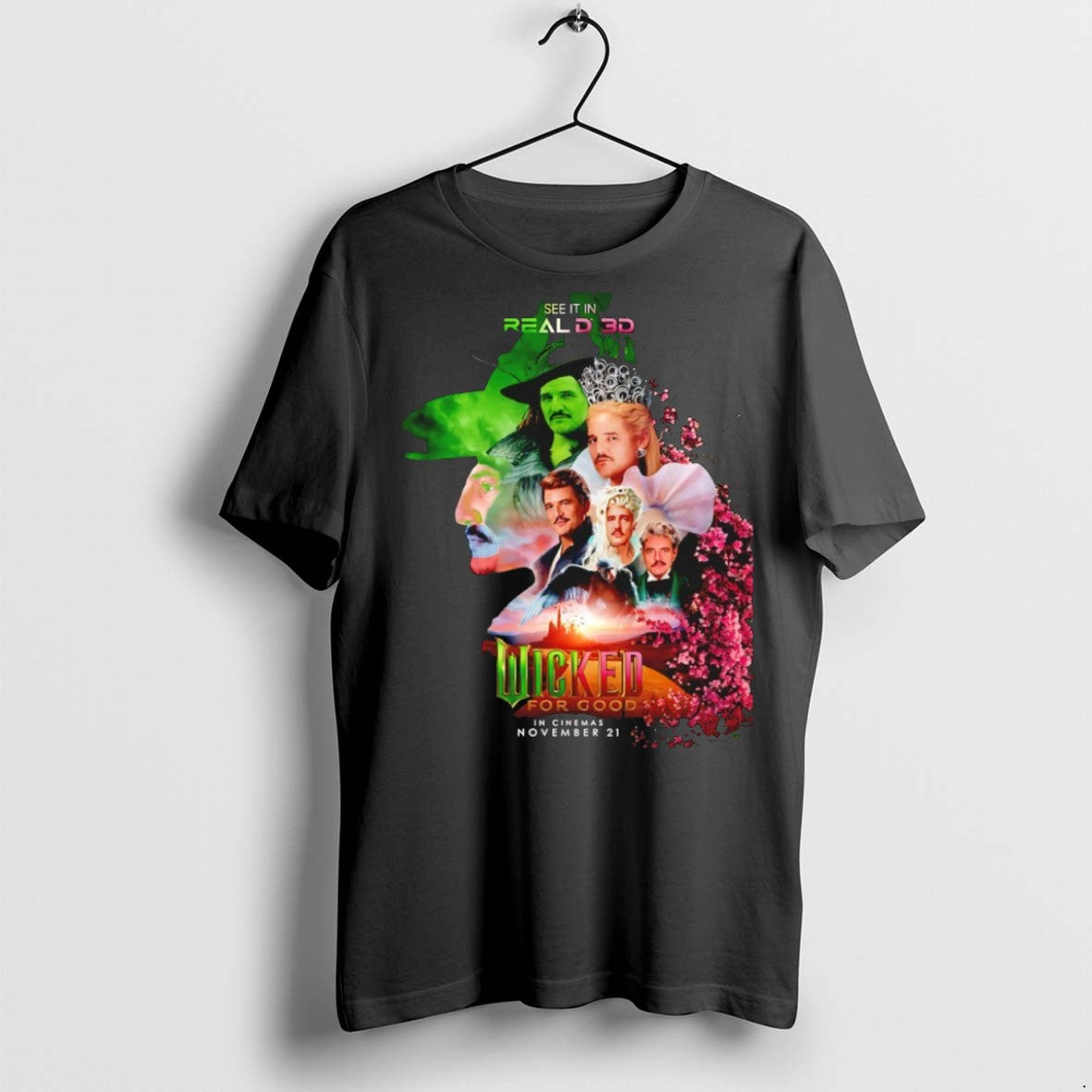 Classic Pedro Pascal Wicked For Good T Shirts Hoodie, Sweatshirt | InkRitualCo.com