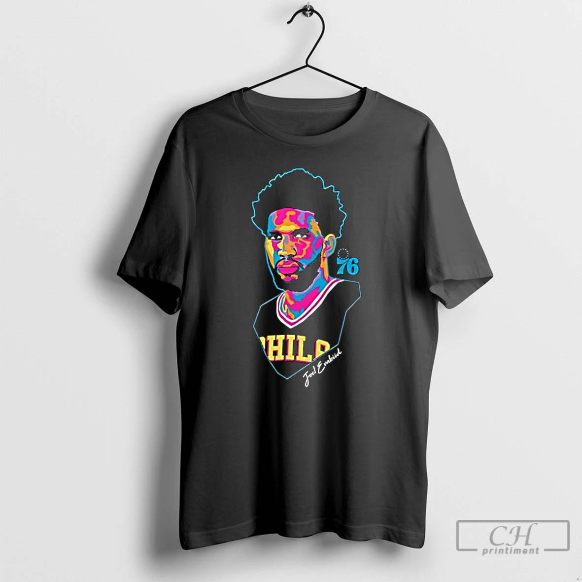 Classic Philadelphia 76ers Joel Embiid Artist Design T-Shirts, Hoodie, Sweatshirt | InkRitualCo.com