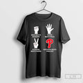 Classic Philadelphia Phillies Nothing Beats Rock Beats Scissors Paper Beats Rock Scissors Beats Paper T-Shirts, Hoodie,...