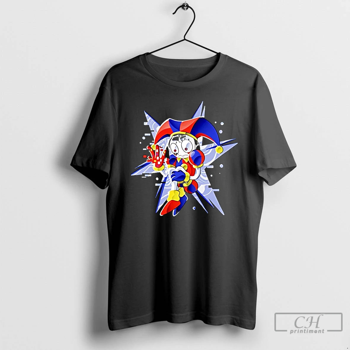 Classic Pixel Jester Retro Glitch Art Christmas T-Shirts, Hoodie, Sweatshirt | InkRitualCo.com