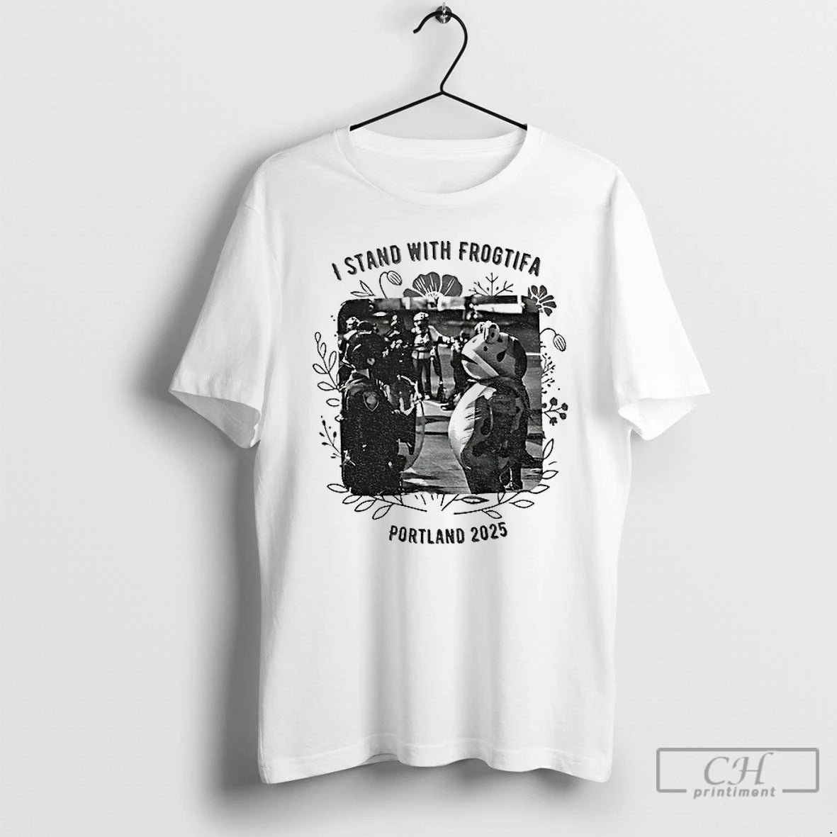 Classic Portland Frog I Stand With Frogtifa Portland 2025 Political T Shirts Hoodie, Sweatshirt | InkRitualCo.com