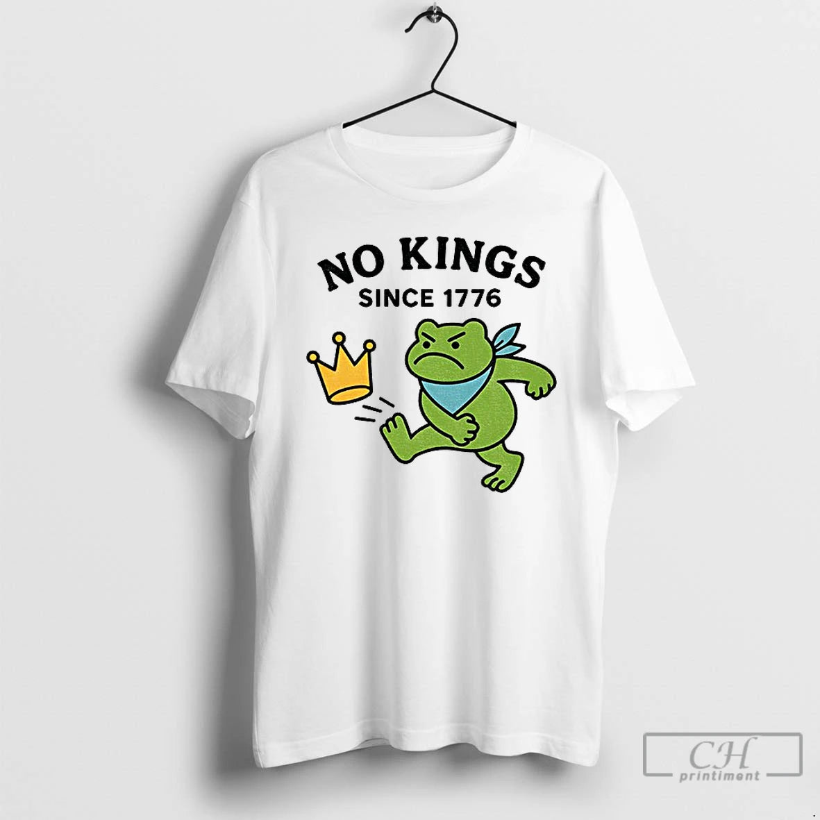 Classic Portland Frog Protest No Kings In America Since 1776 T Shirts Hoodie, Sweatshirt | InkRitualCo.com