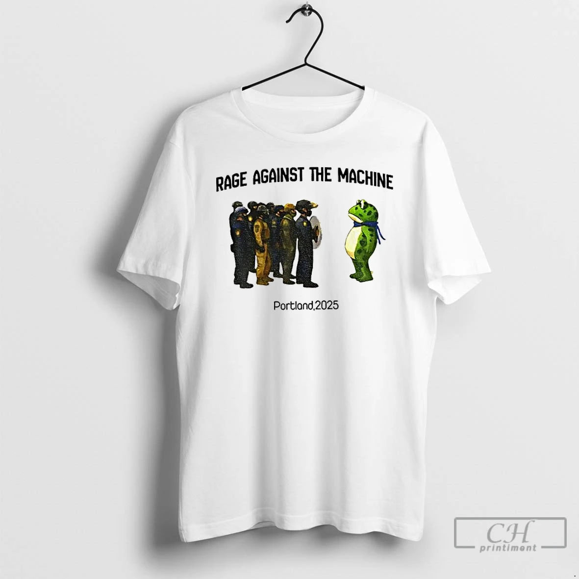 Classic Portland Frog Protest Resist Anti Ice Anti Trump Poland 2025 T Shirts Hoodie, Sweatshirt | InkRitualCo.com