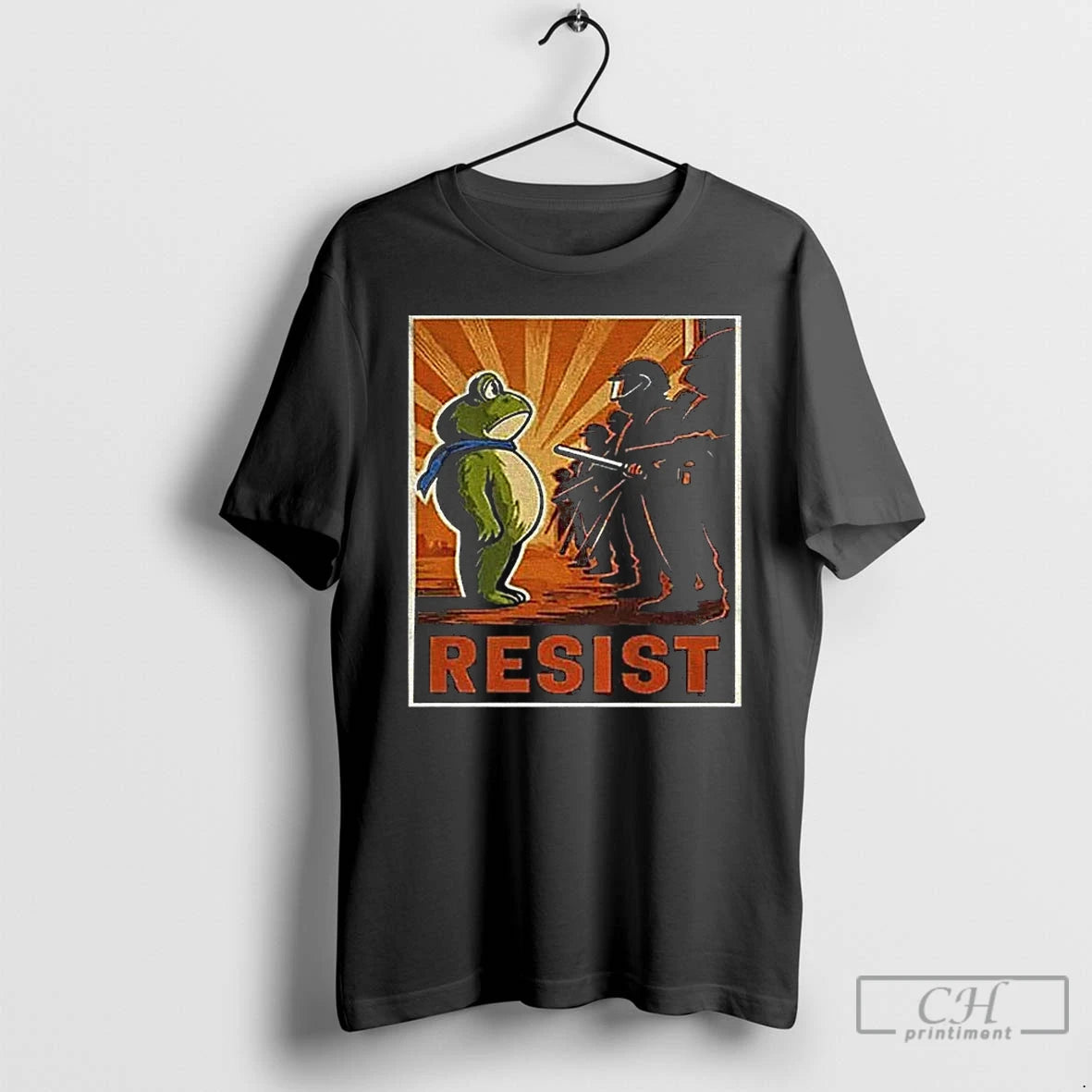 Classic Portland Frog Protest Resist Anti Ice Anti Trump T Shirts Hoodie, Sweatshirt | InkRitualCo.com