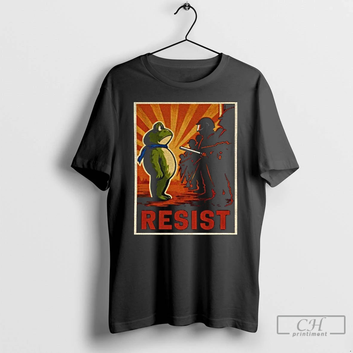 Classic Portland Frog Protest Resist Anti Ice Political 2025 T Shirts Hoodie, Sweatshirt | InkRitualCo.com
