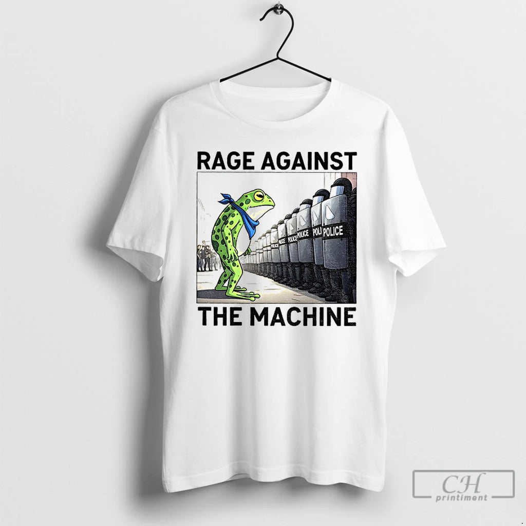 Classic Portland Frog Rage Against The Machine Police Anti Fascism Vintage T Shirts Hoodie, Sweatshirt | InkRitualCo.com
