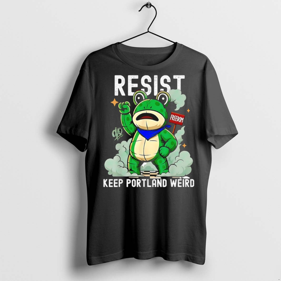 Classic Portland Frog Resist Freedom Keep Portland Weird T Shirts Hoodie, Sweatshirt | InkRitualCo.com