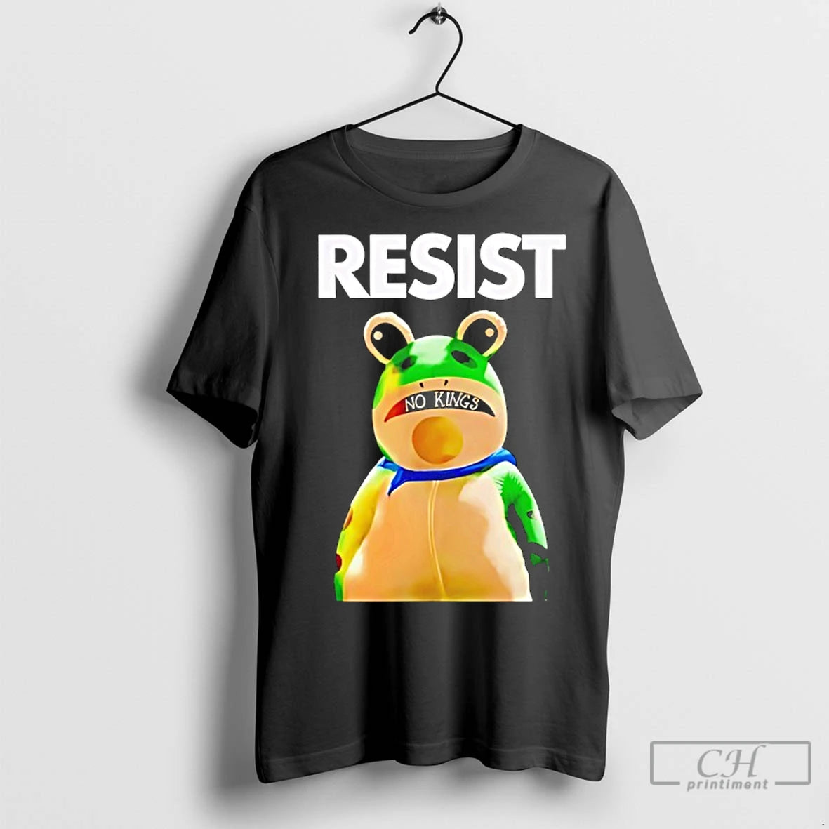 Classic Portland Frog Resist No Kings T-Shirts, Hoodie, Sweatshirt | InkRitualCo.com
