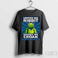 Classic Portland Frog United We Ribbit Divided We Croak T-Shirts, Hoodie, Sweatshirt | InkRitualCo.com