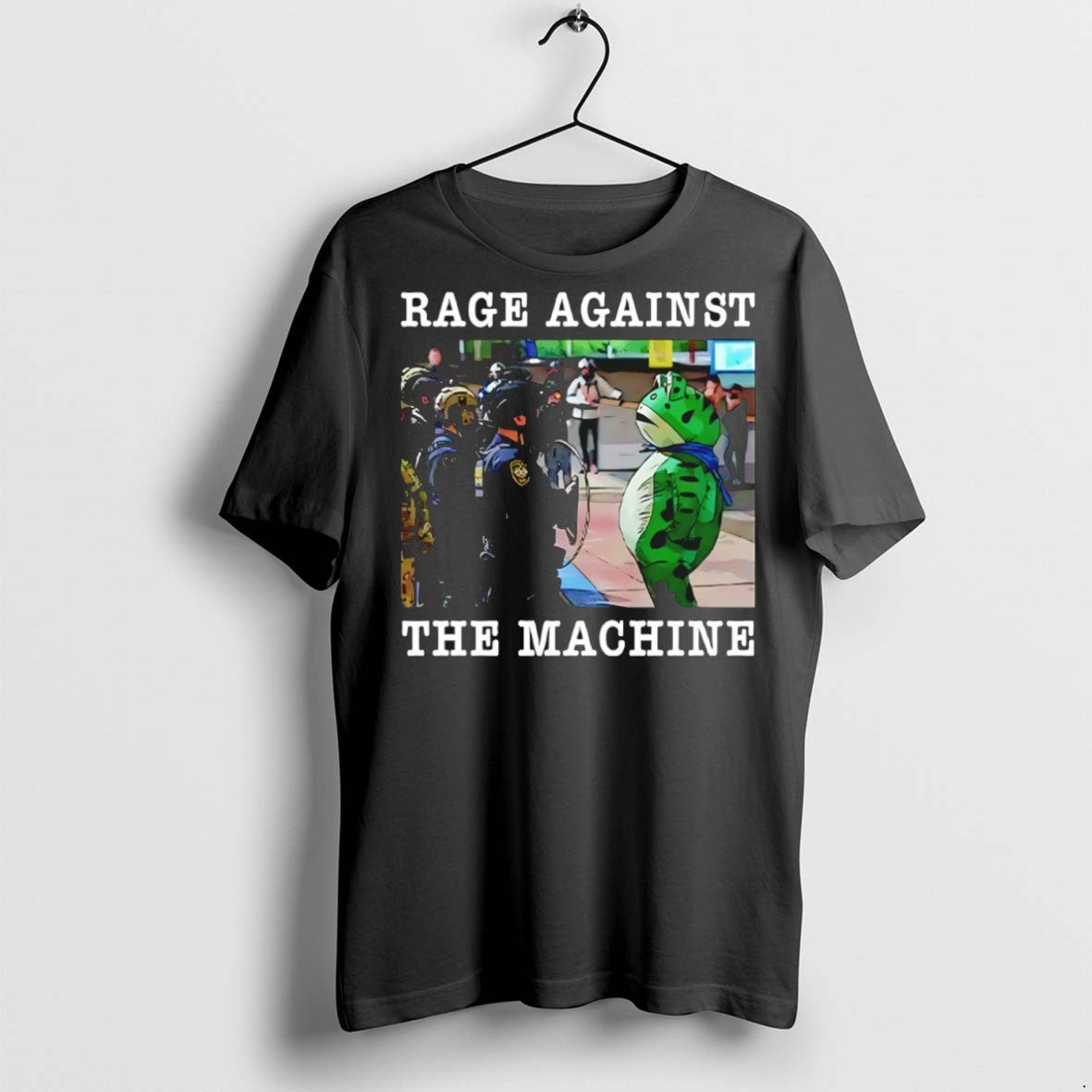 Classic Portland Frog Protest Rage Against The Machine T Shirts Hoodie, Sweatshirt | InkRitualCo.com