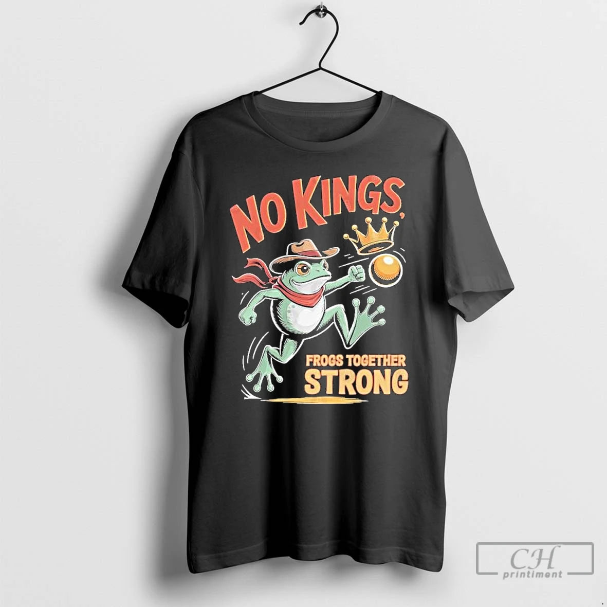 Classic Portland Frogs No Kings Together Strong T Shirts Hoodie, Sweatshirt | InkRitualCo.com