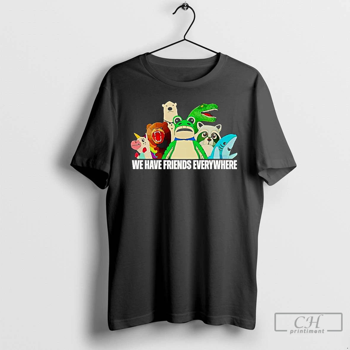 Classic Portland Frog We Have Friends Everywhere Ornaments T Shirts Hoodie, Sweatshirt | InkRitualCo.com